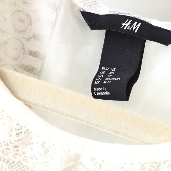 H&M lace sleeveless top - Picture 4 of 5